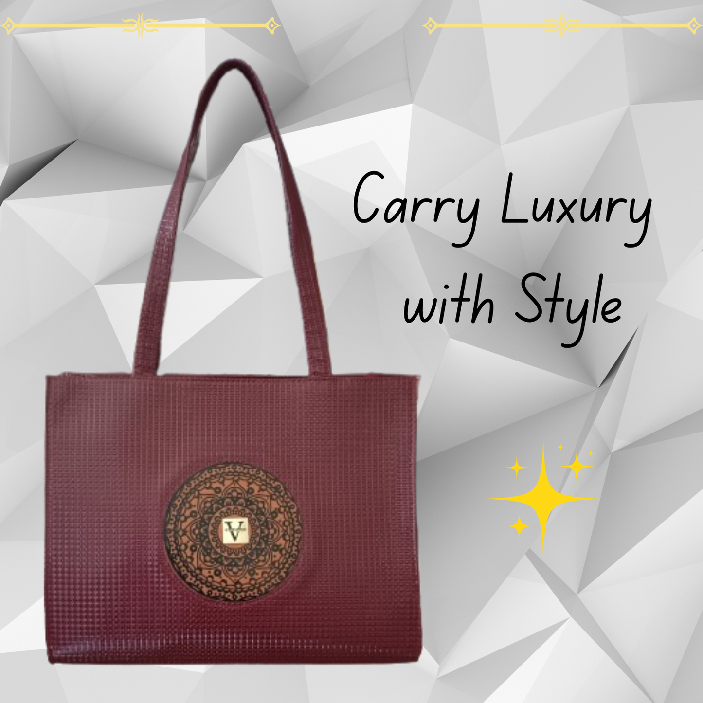 Embossed Printed Tote Bag