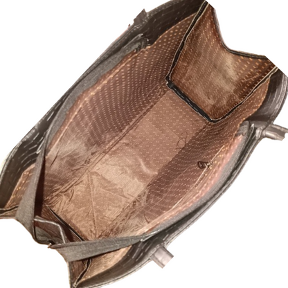 Tote Bags | Classic Design | Croco Print | Black Tote