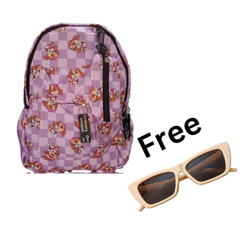 printed backpack for girls combo