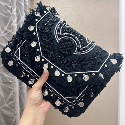 Handmade Boho Designer Clutch Bag