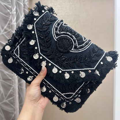 Handmade Boho Designer Clutch Bag
