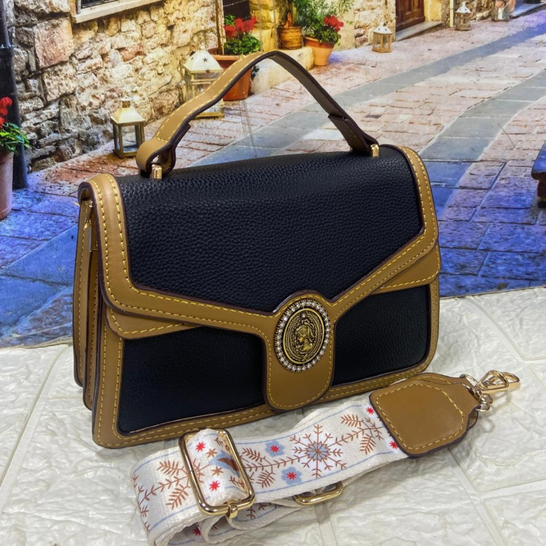 black color sling bag
imported bag