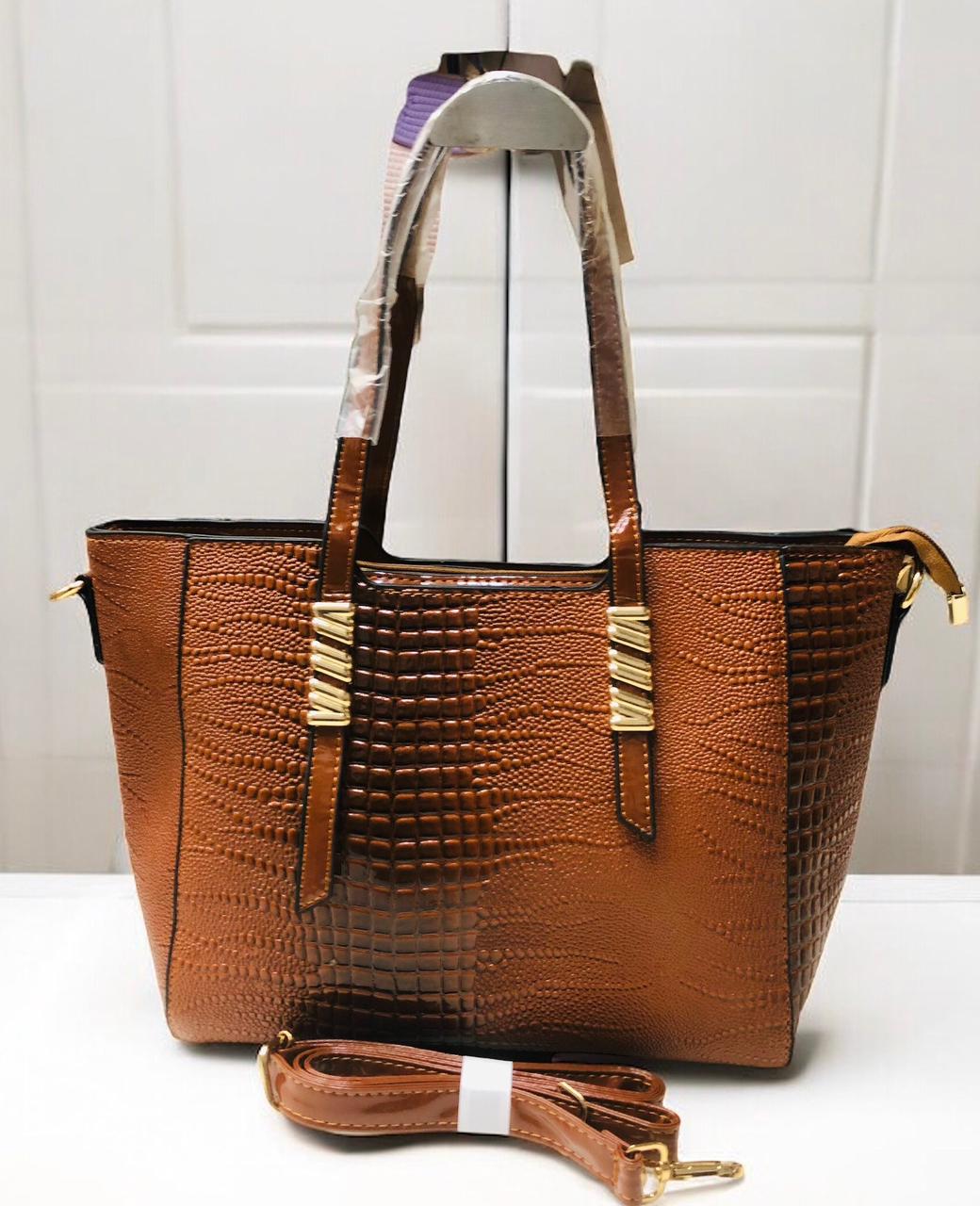brown color office bag 