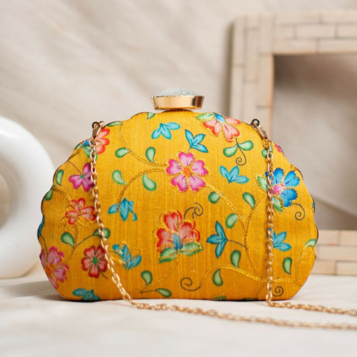 yellow color clutch