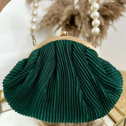 green color potli batua bag