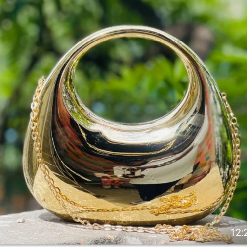 wedding clutch yellow color