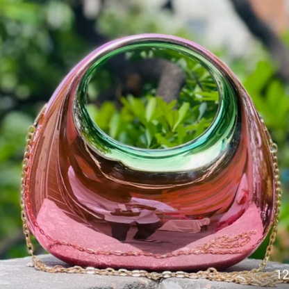 pink color stylish clutch for women