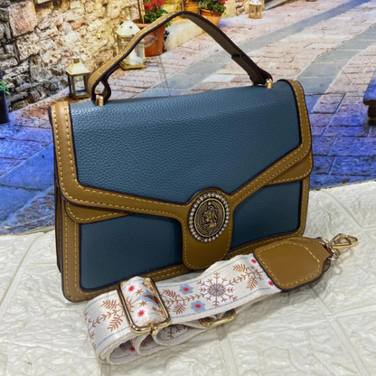 blue color sling bag
branded sling bag